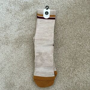 Stylish Tan and Brown Casual Socks